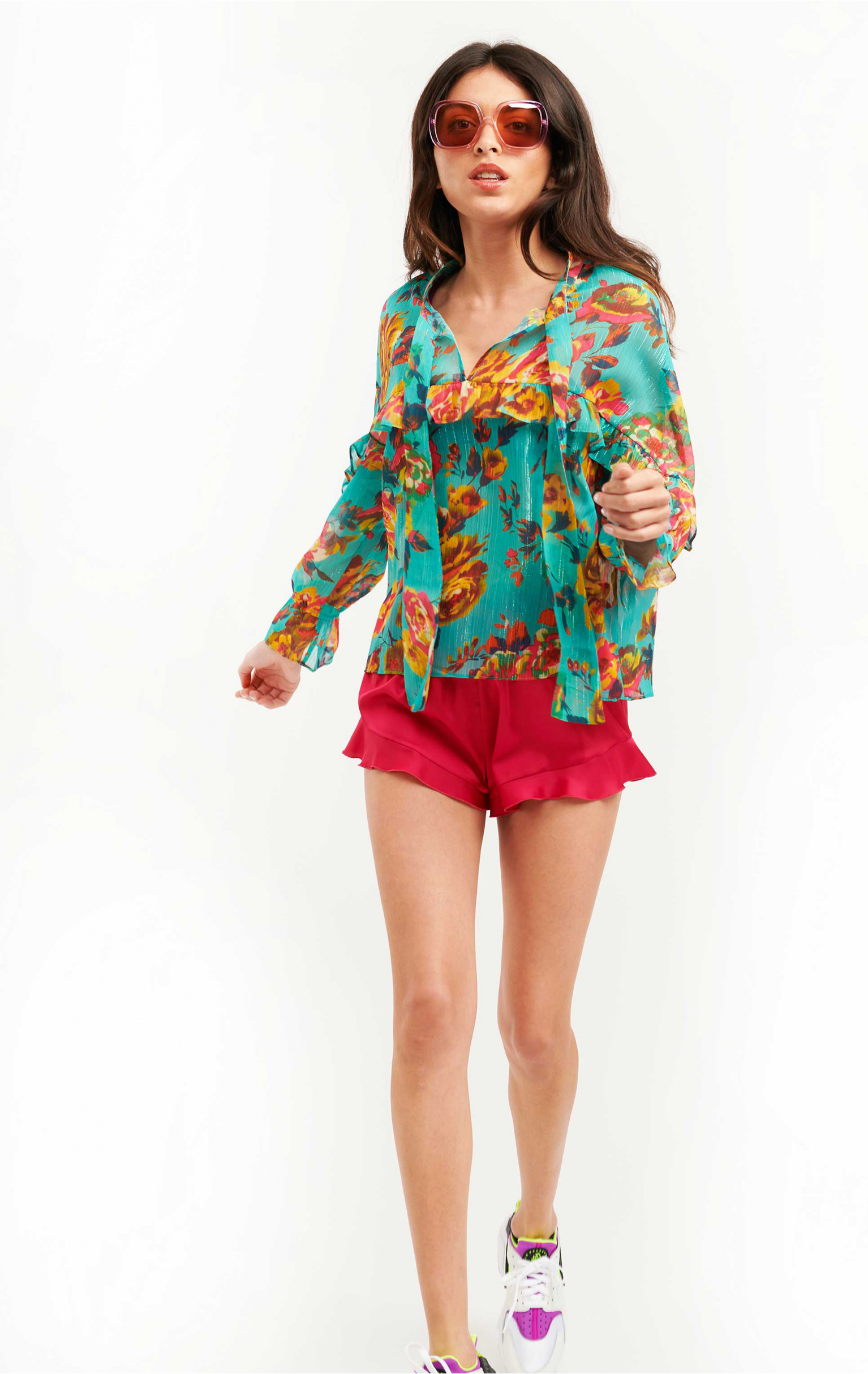 Blouse Bettina Turquoise | Wild