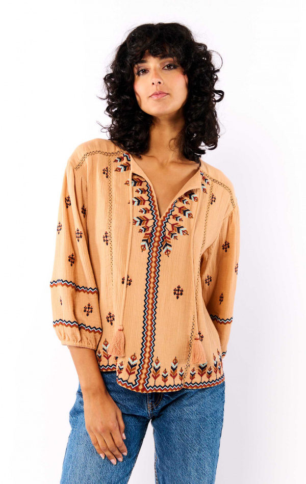 Blouse Graziella Nude