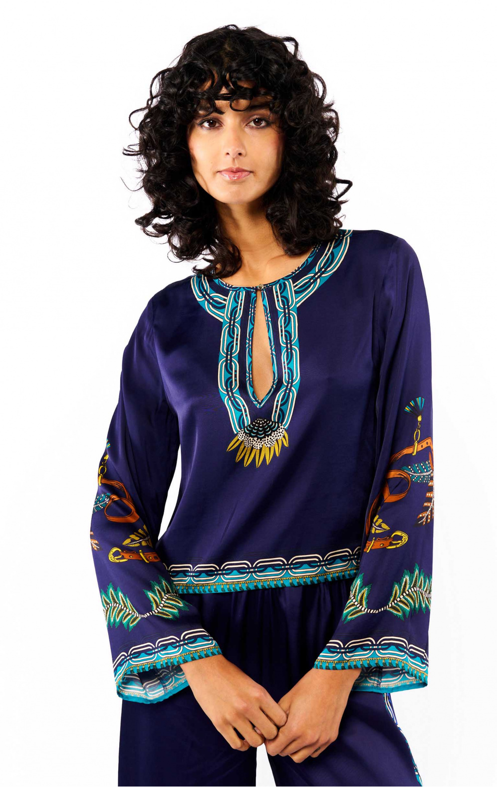 Blouse Noah Bleu