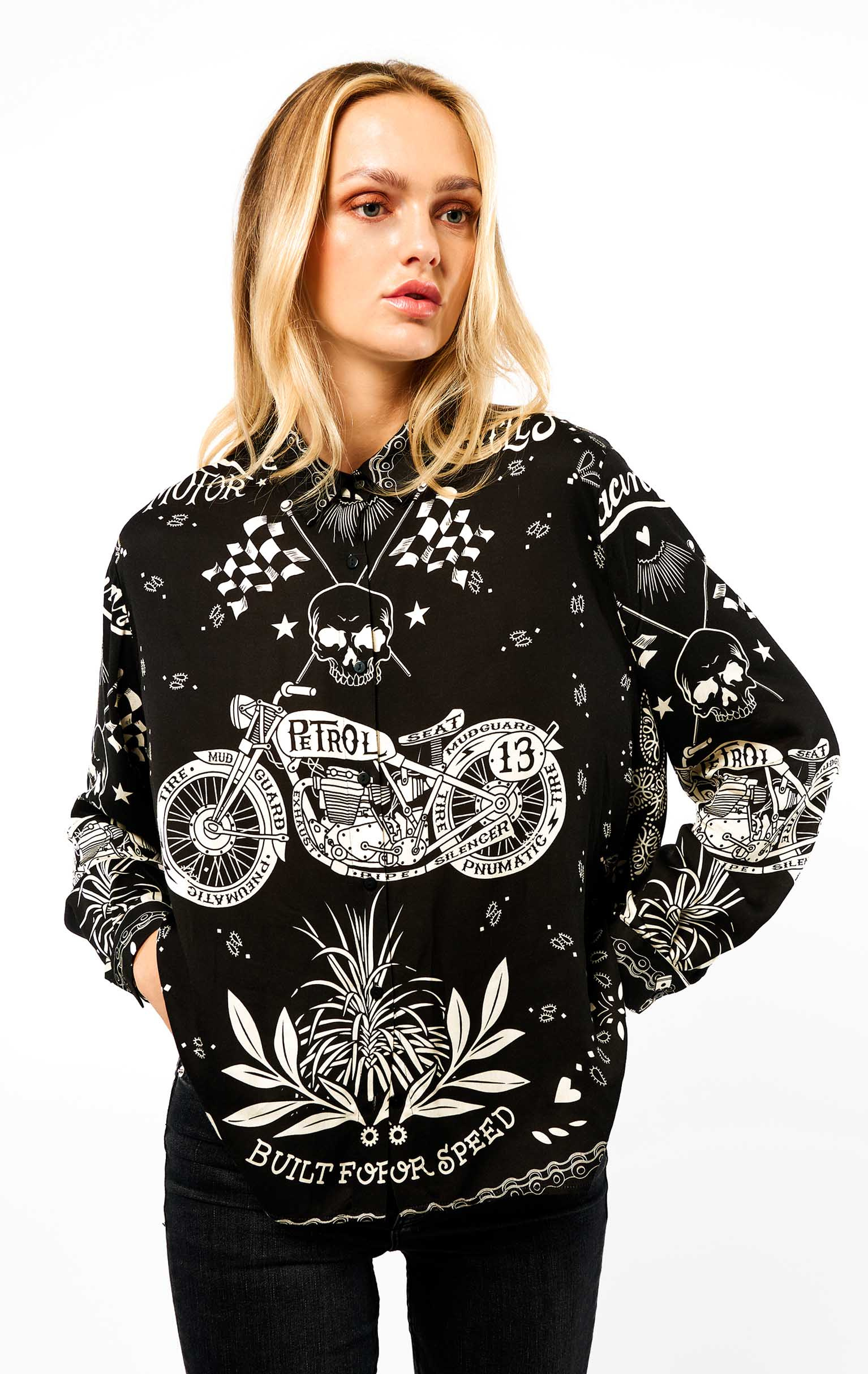 Chemise Bonaventure Bandana Noir Chemise Bonaventure Bandana Noir