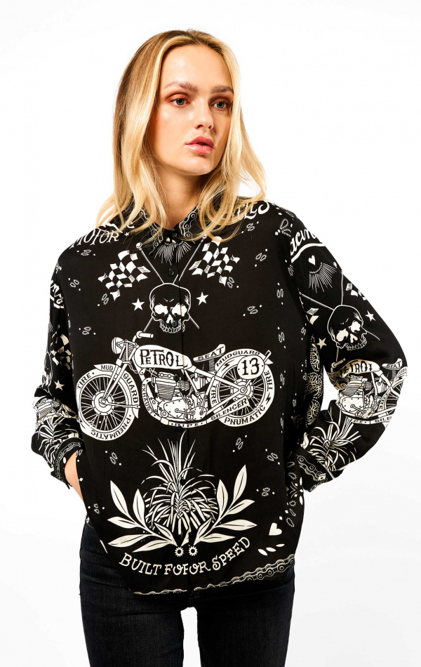 Chemise Bonaventure Bandana Noir