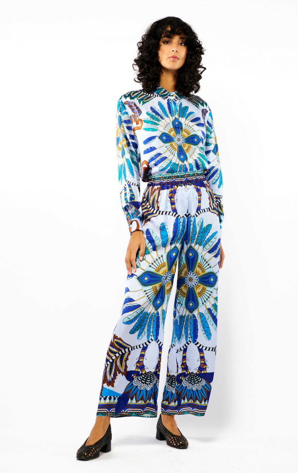 Pantalon Athena Bleu