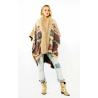 Poncho Percy Beige