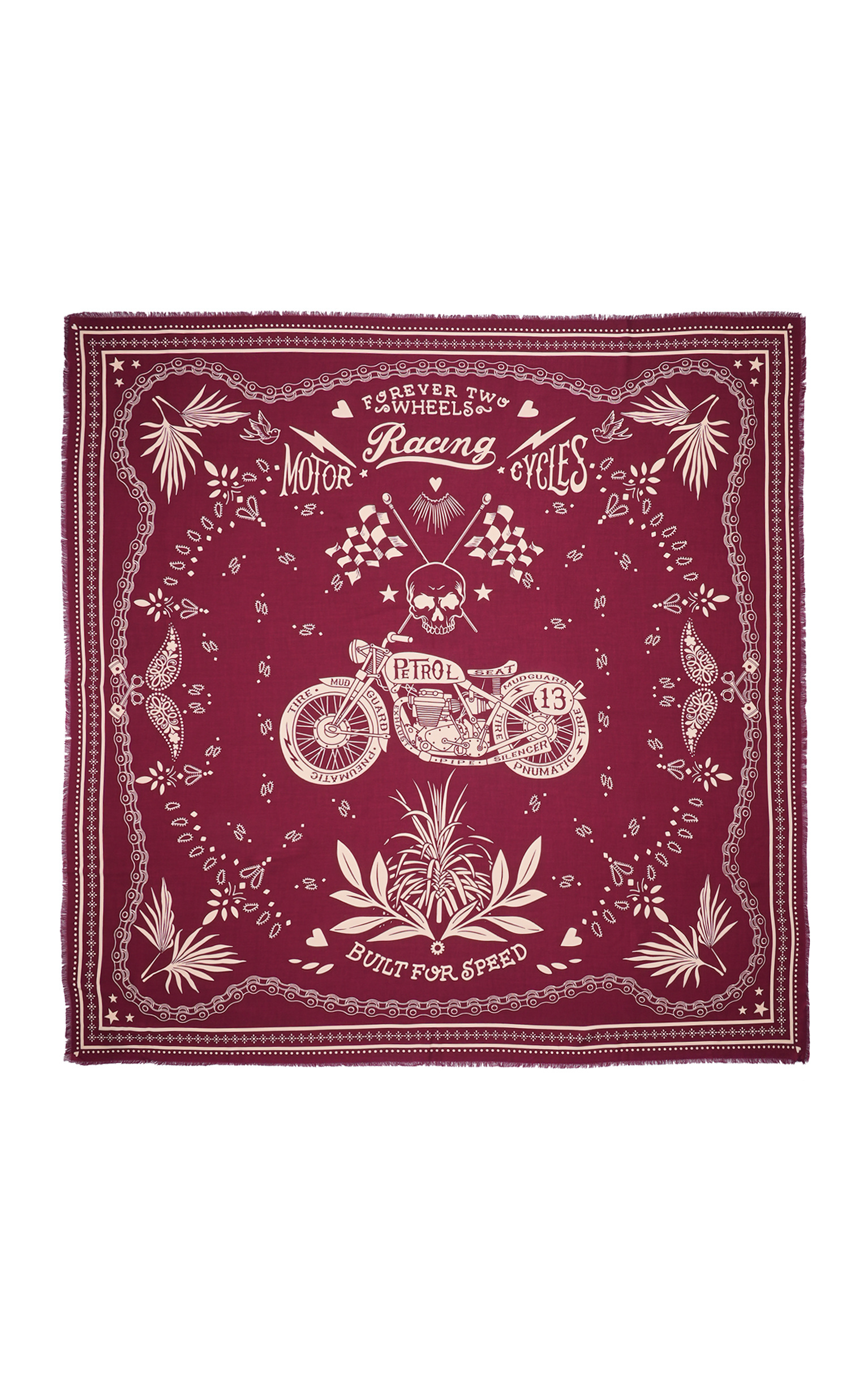 Foulard Bandana Bordeaux Foulard Bandana Bordeaux