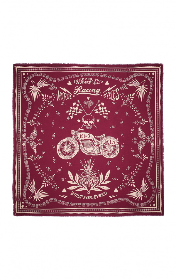 Foulard Bandana Bordeaux