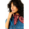 Mini Foulard Bandana Bordeaux