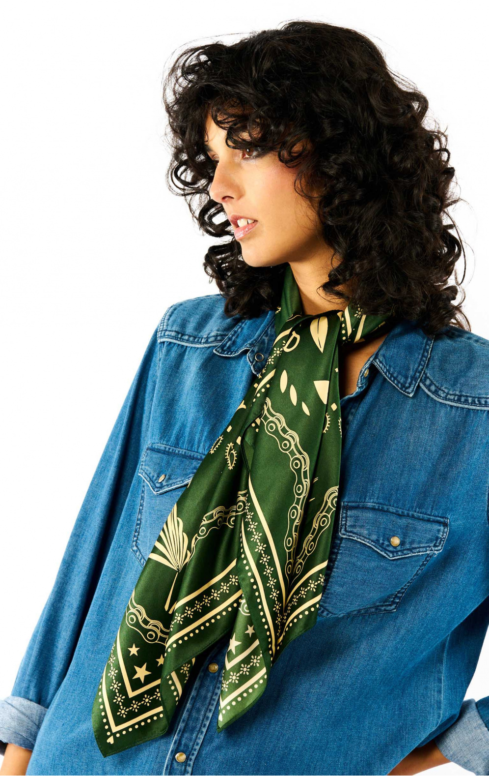 Foulard Medium Bandana Kaki