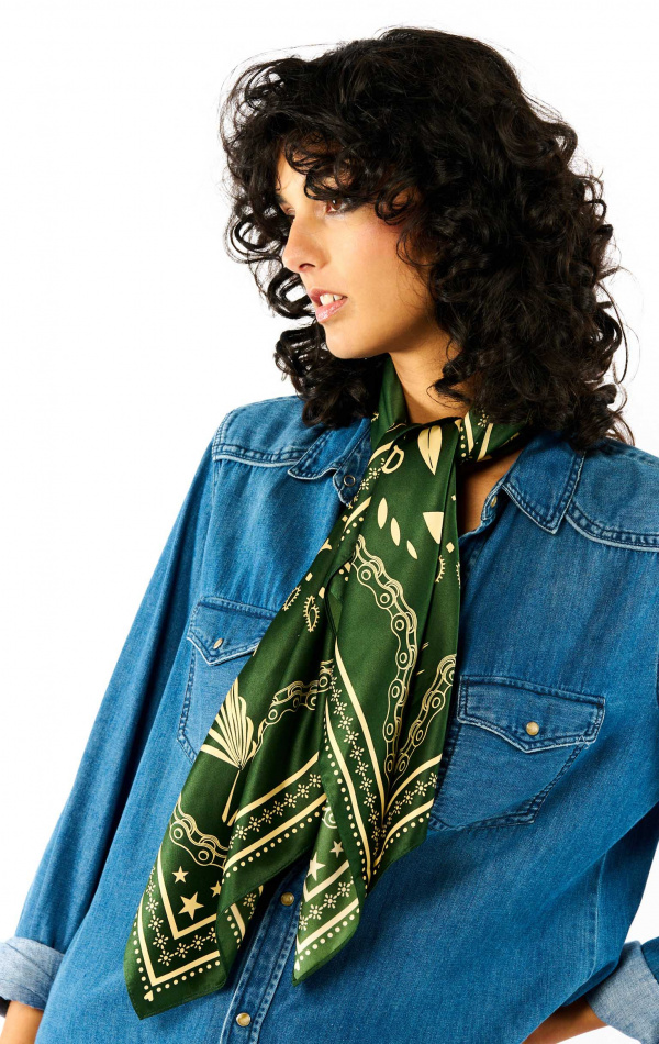 Foulard Medium Bandana Kaki