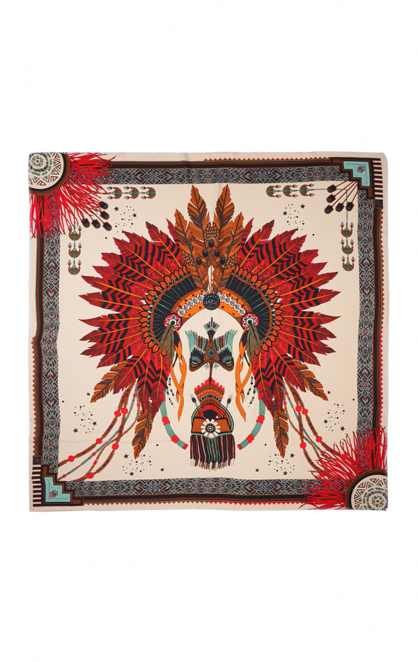 Foulard Nouveau Western Beige