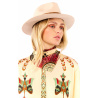 Mini Foulard Nouveau Western Beige