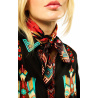 Mini Foulard Nouveau Western Noir