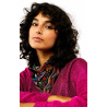 Mini Foulard Crazy World Noir