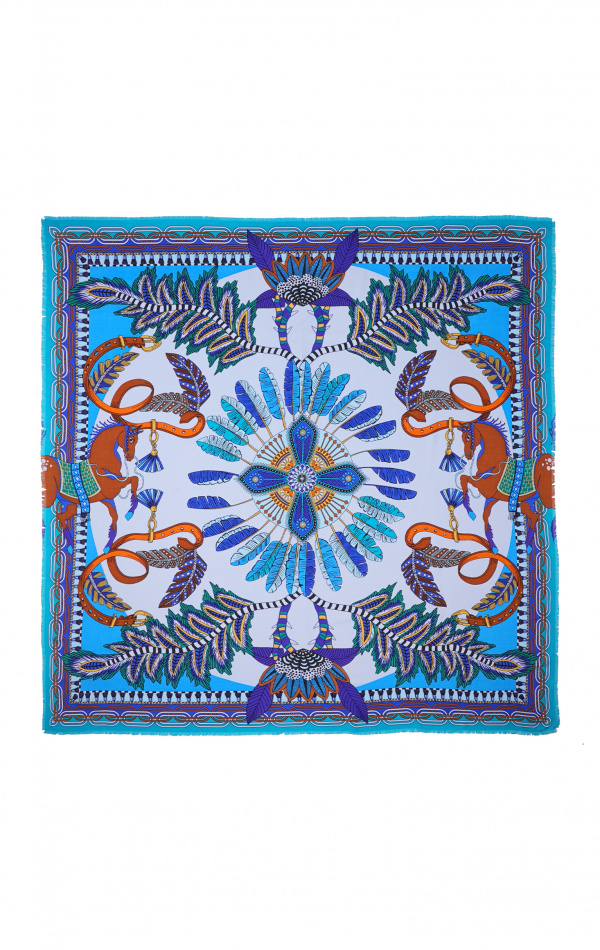 Foulard Pony Pony Bleu