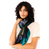 Foulard Winter Jungle Bleu
