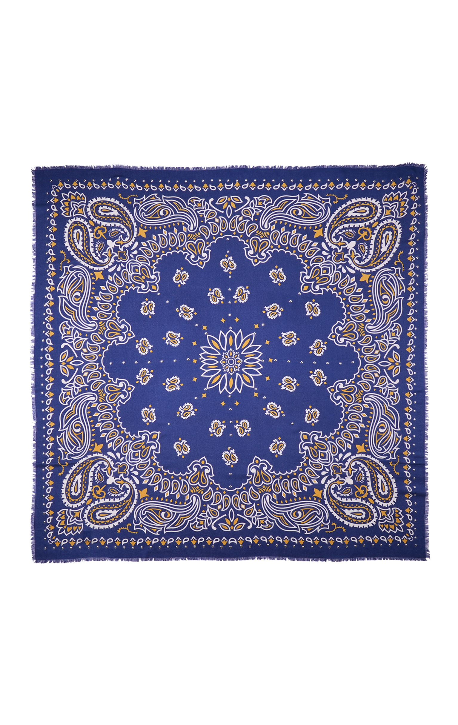 Foulard Paisley Bleu