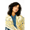 Foulard Medium Paisley Blanc