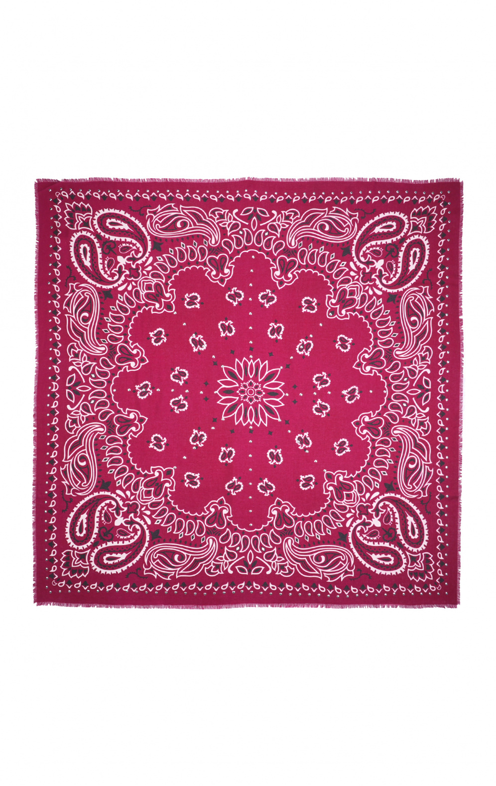 Foulard Paisley Bordeaux