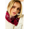 Foulard Medium Paisley Bordeaux