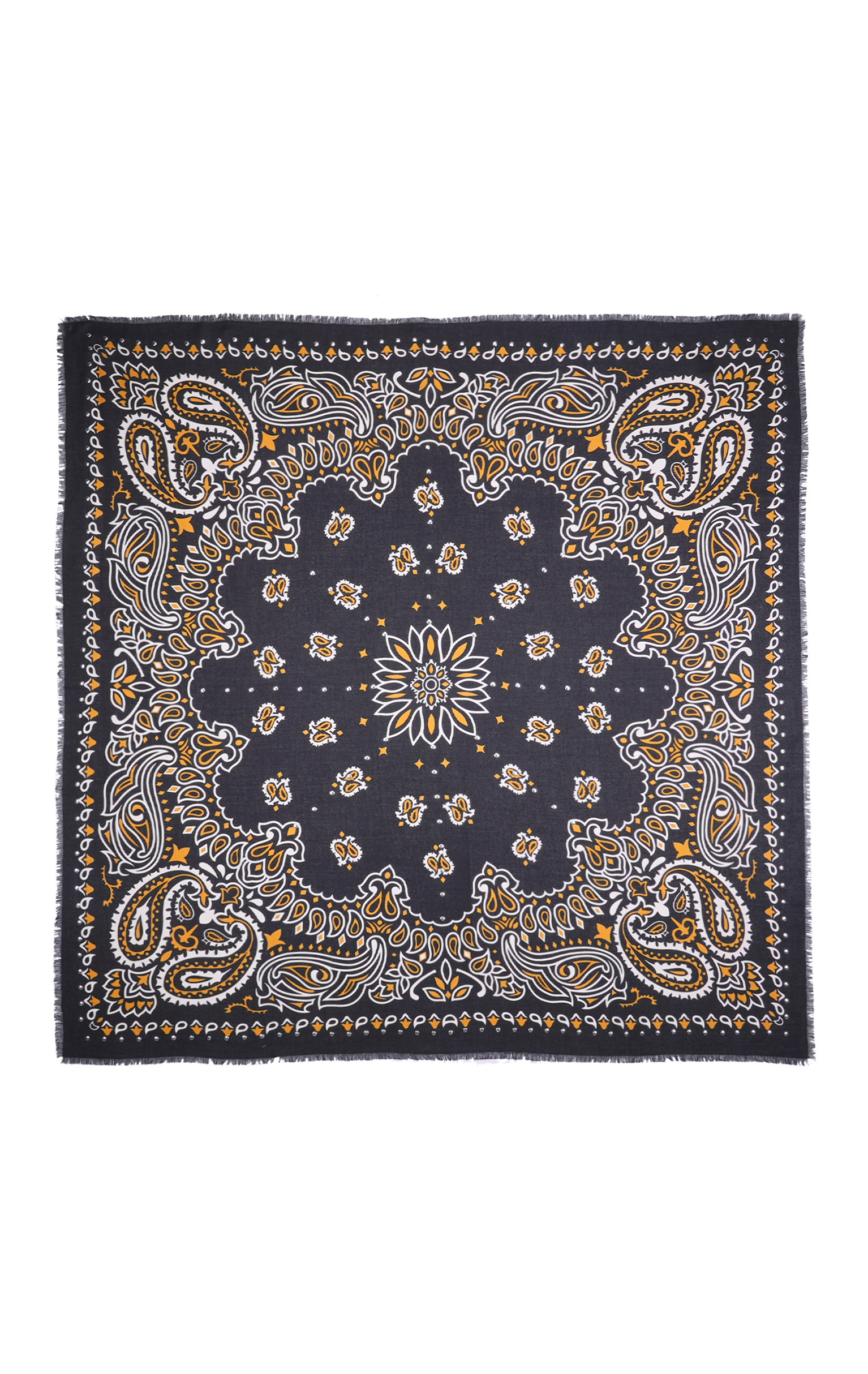 Foulard Paisley Noir Foulard Paisley Noir