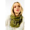 Foulard Medium Paisley Kaki