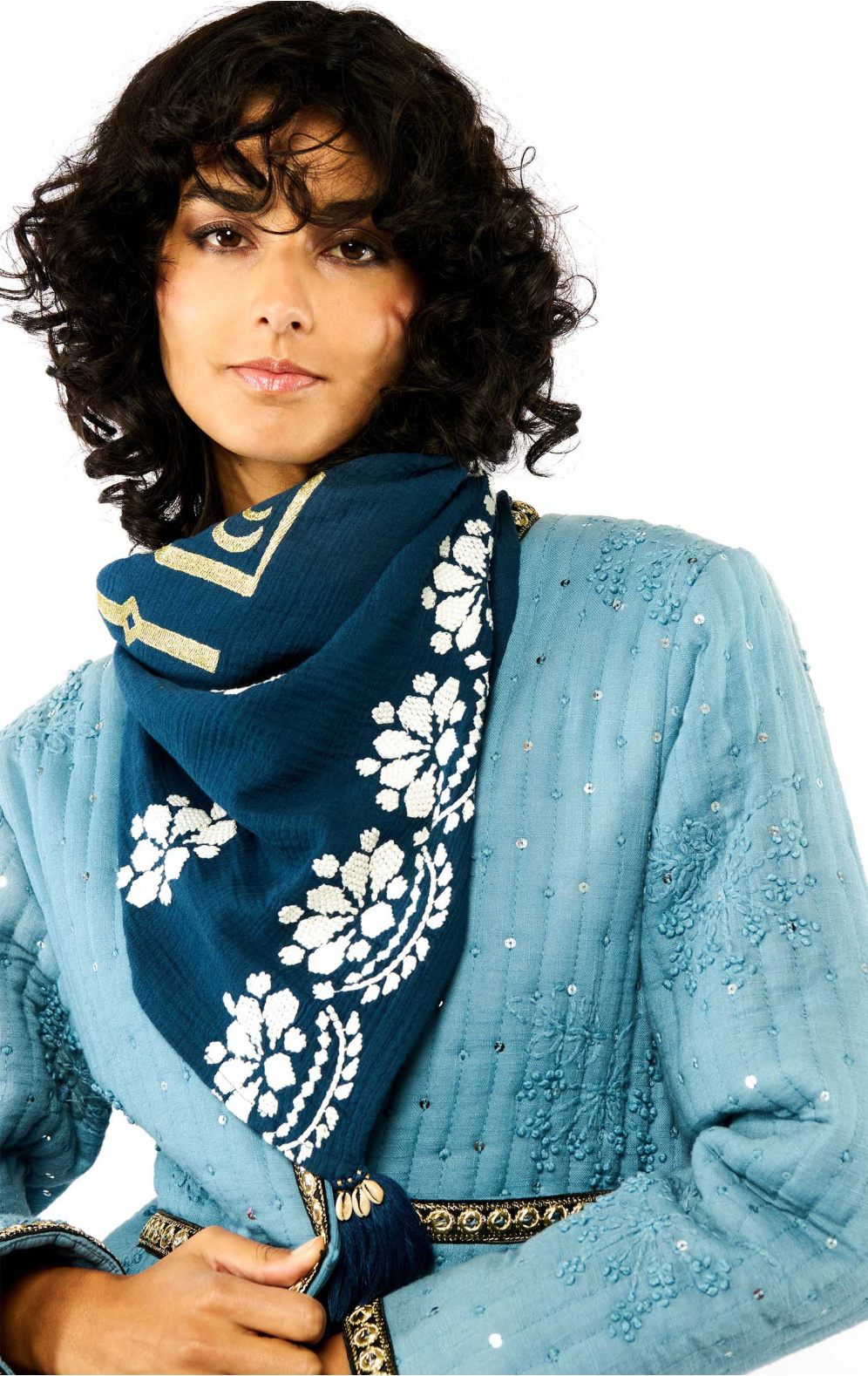 Foulard Ocampo Bleu