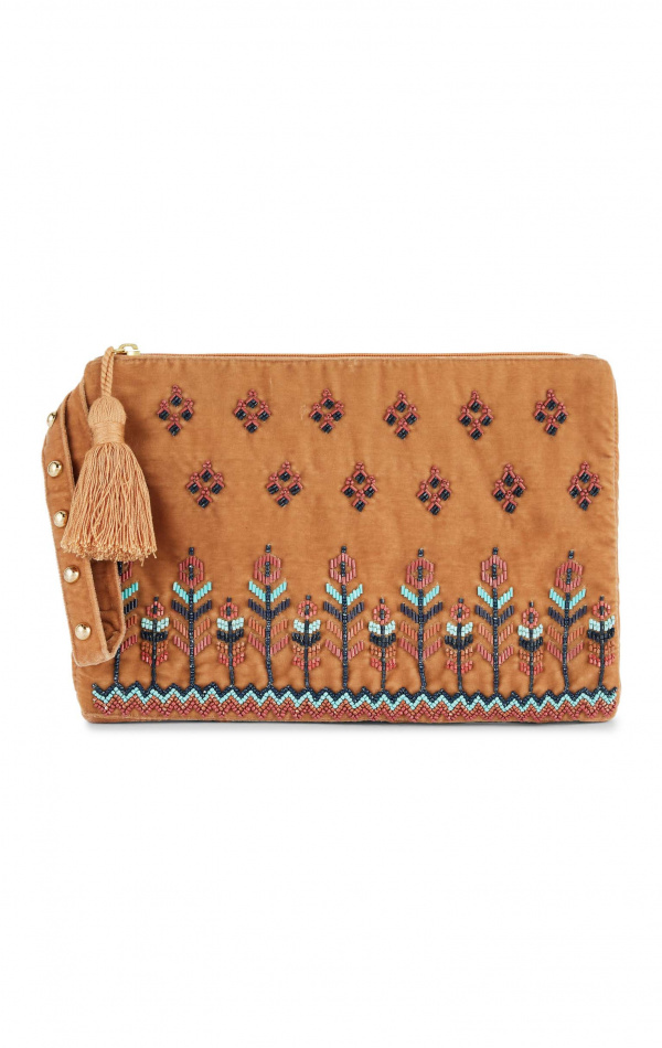 Sac pochette Coyuca Nude