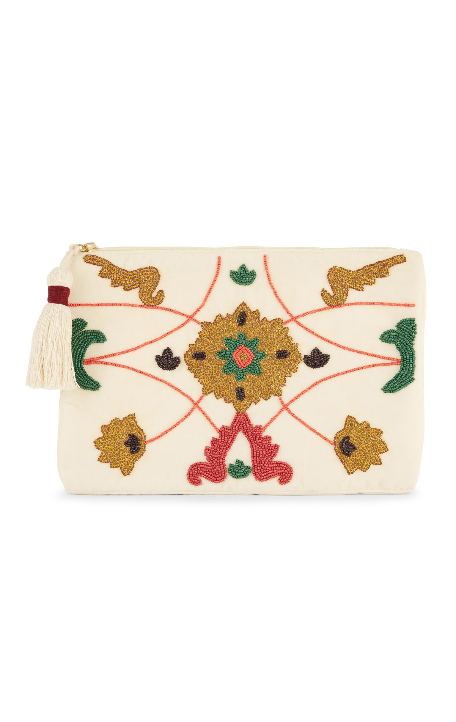 Sac pochette Maripa Ecru Sac pochette Maripa Ecru