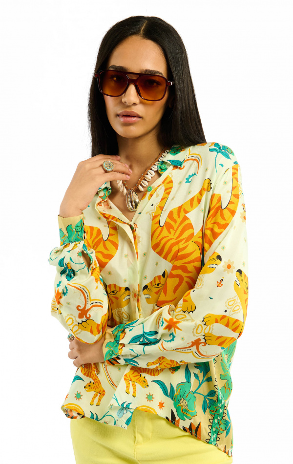 Chemise Bonaventure Bandidas Verte