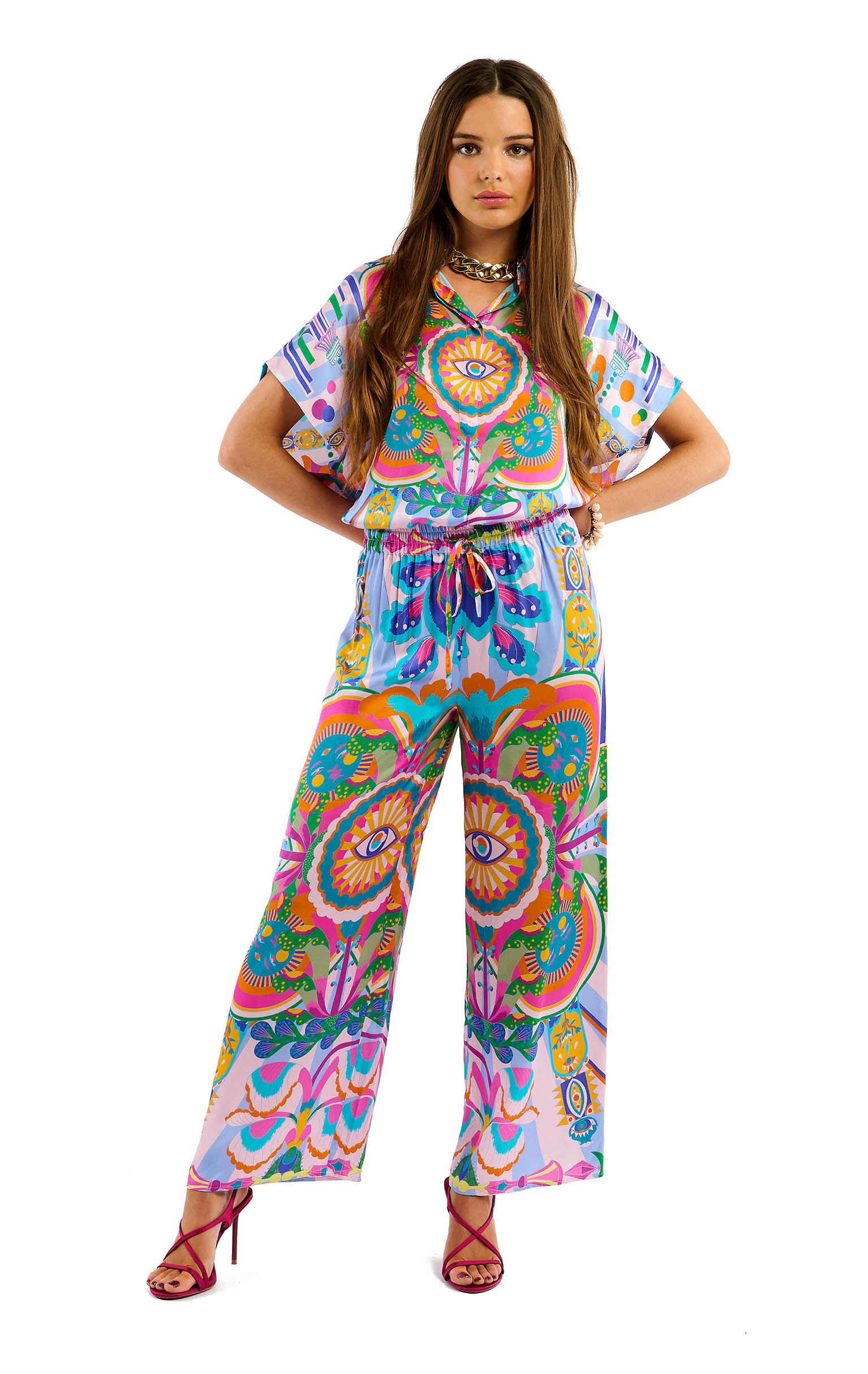 Pantalon Yseult Bleu