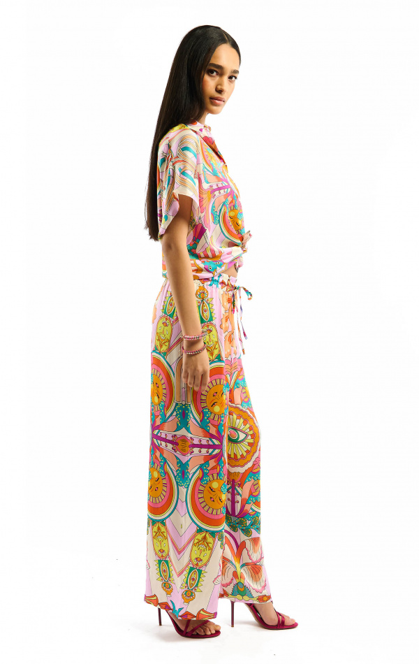 Pantalon Yseult Rose