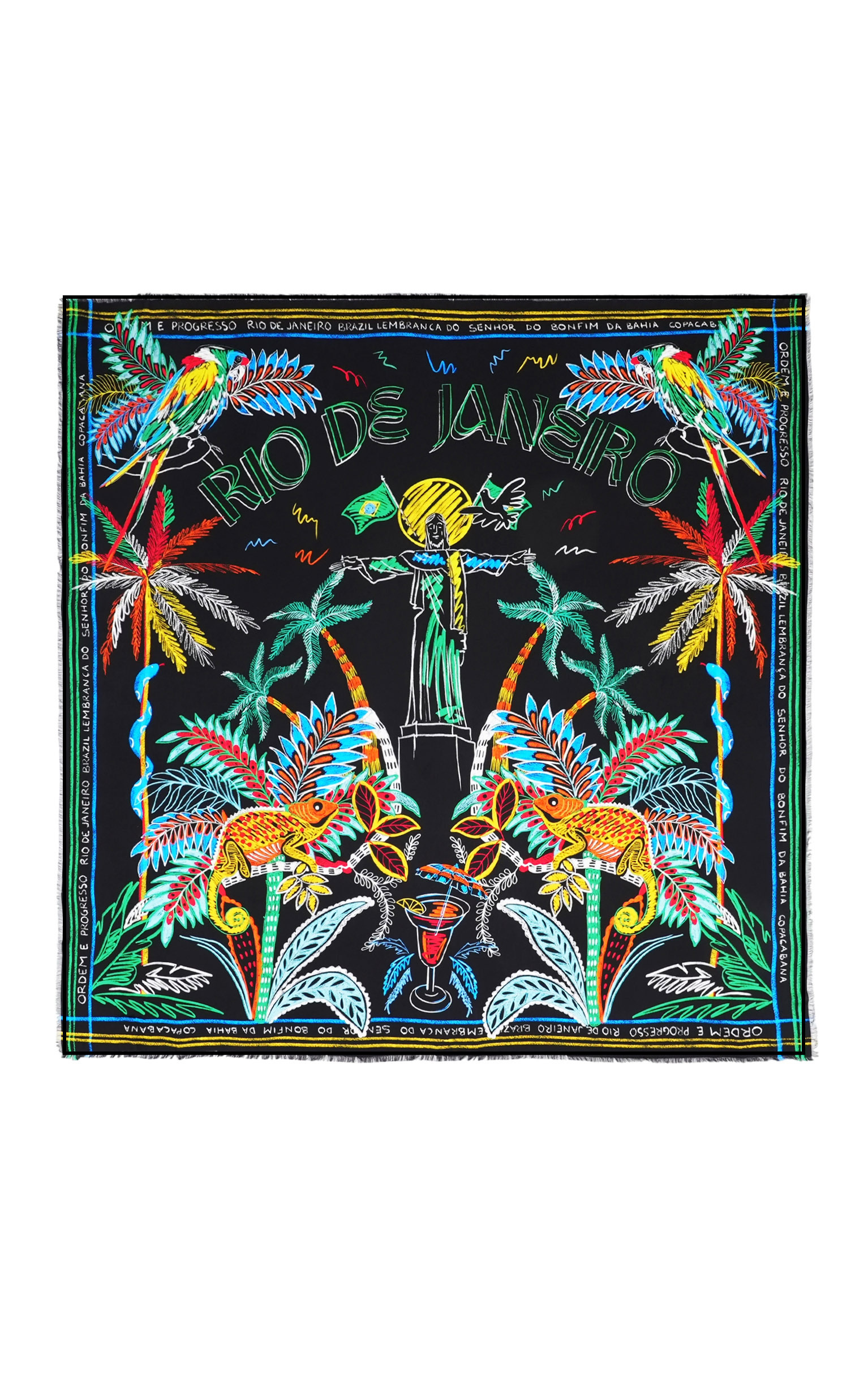 Foulard Bahia Noir