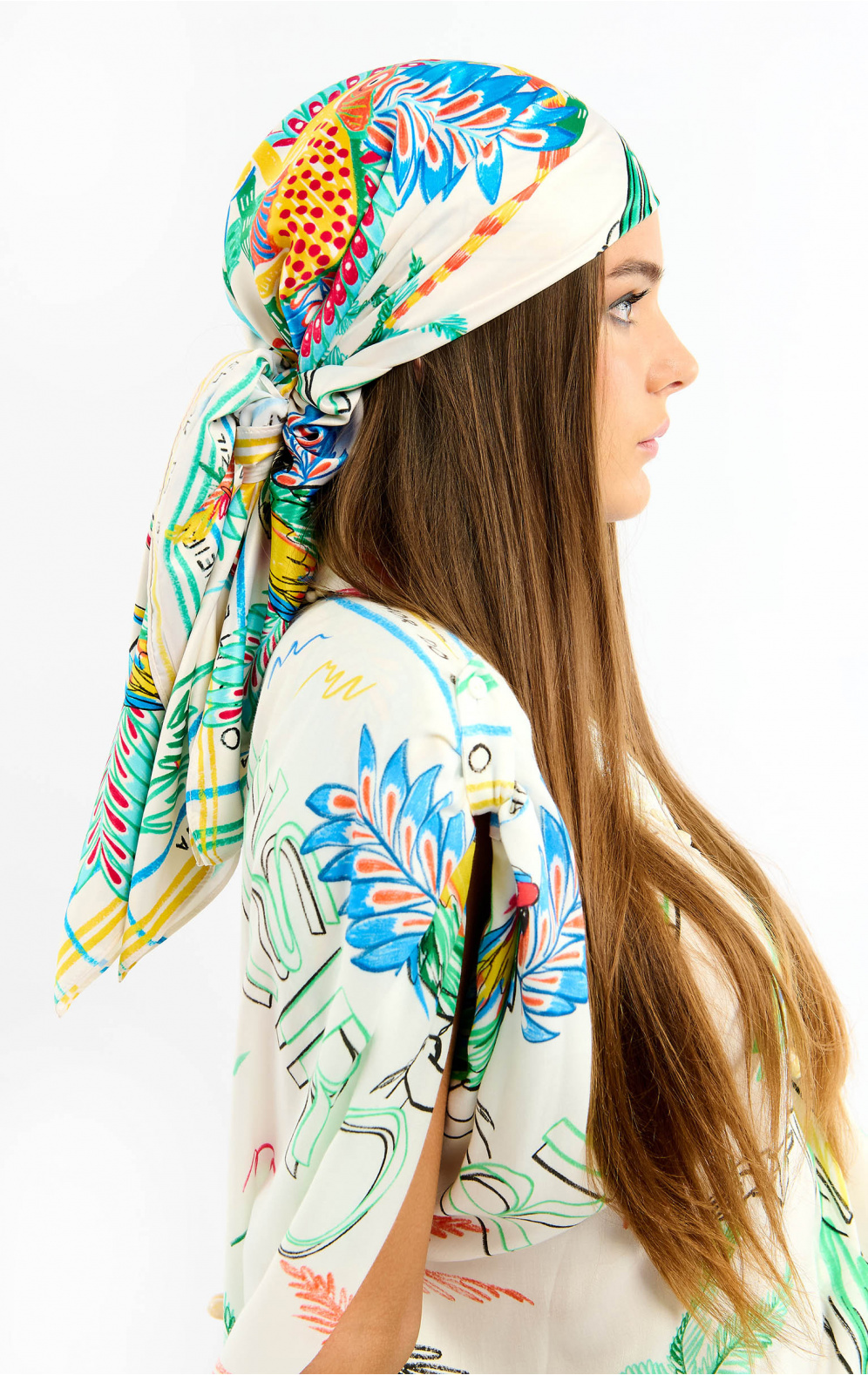 Foulard Medium Blanc