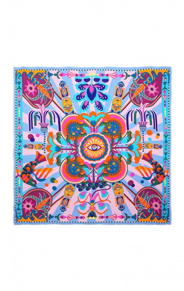 Foulard Enchantered Bleu