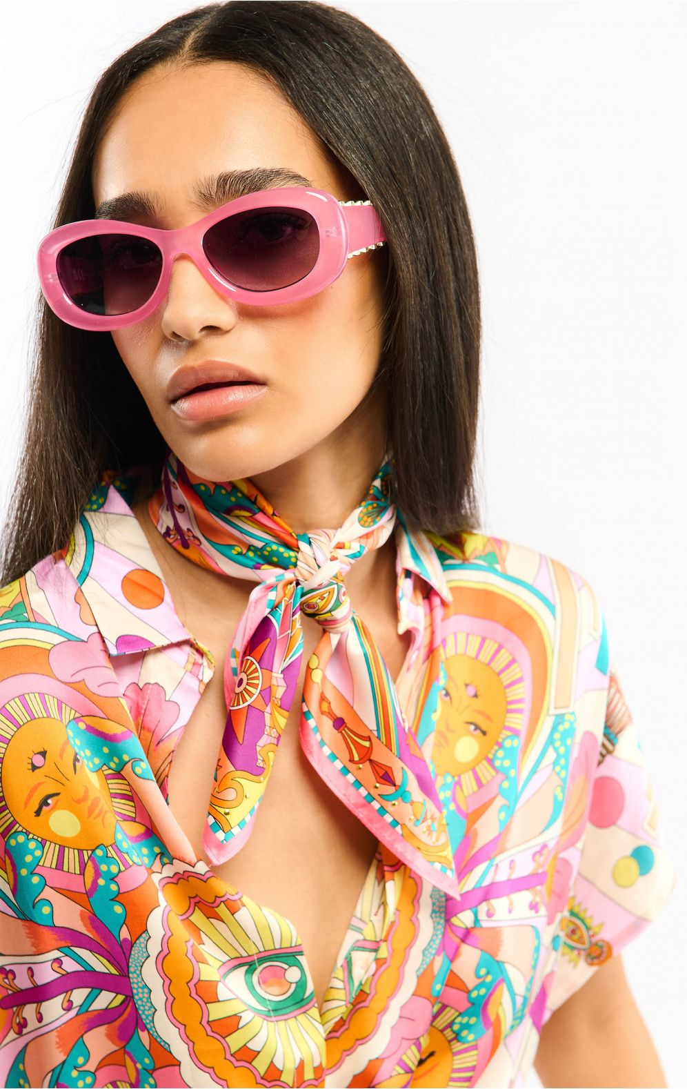 Mini Foulard Enchantered Rose