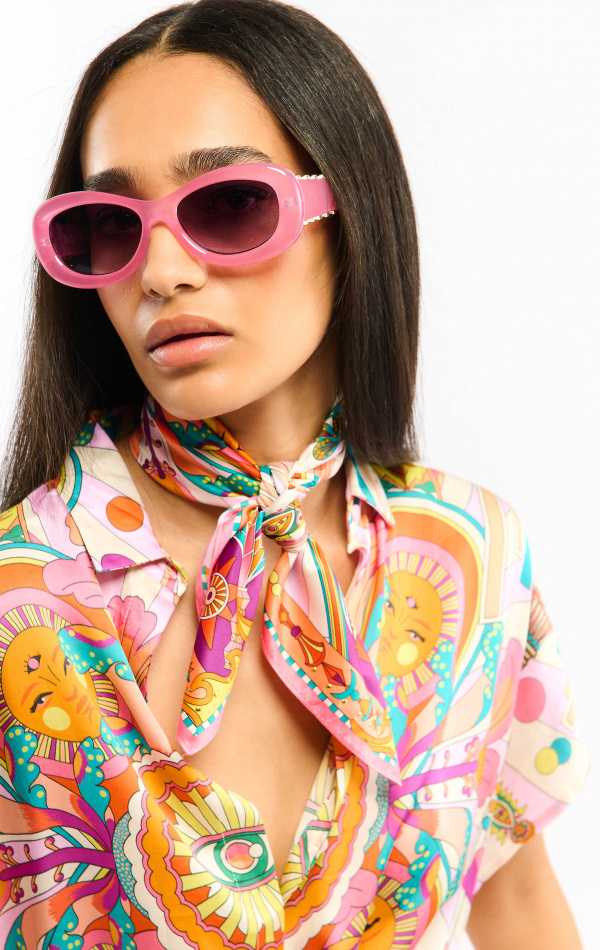 Mini Foulard Enchantered Rose