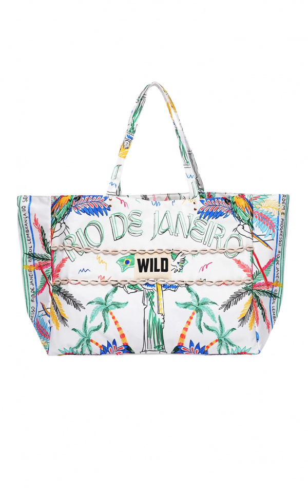 Sac cabas Raphia Blanc