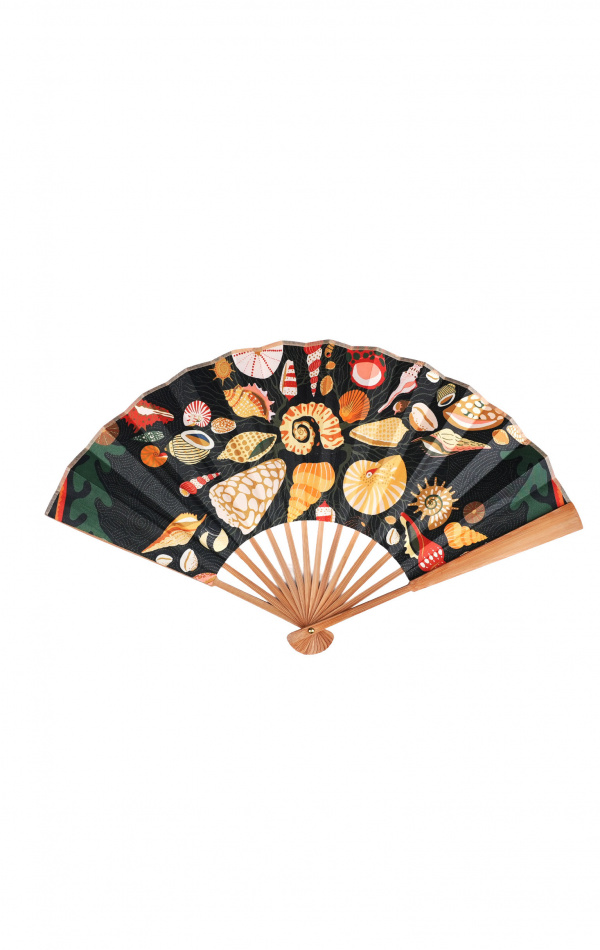 Éventail Fanfun Coral Noir