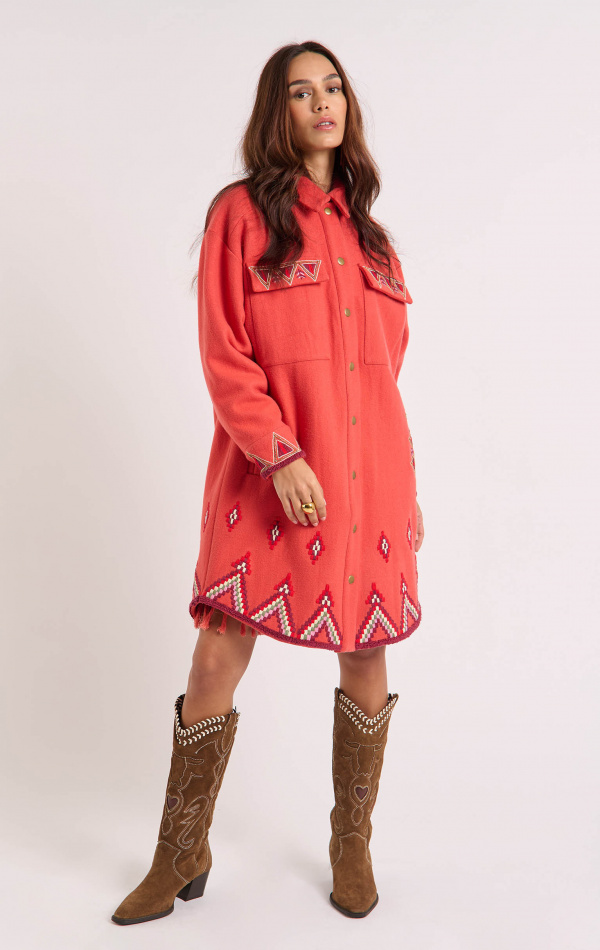 Manteau Angele Corail