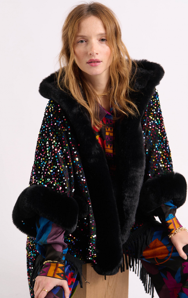 Poncho Montblanc Multicolore