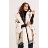 Poncho Montblanc Blanc