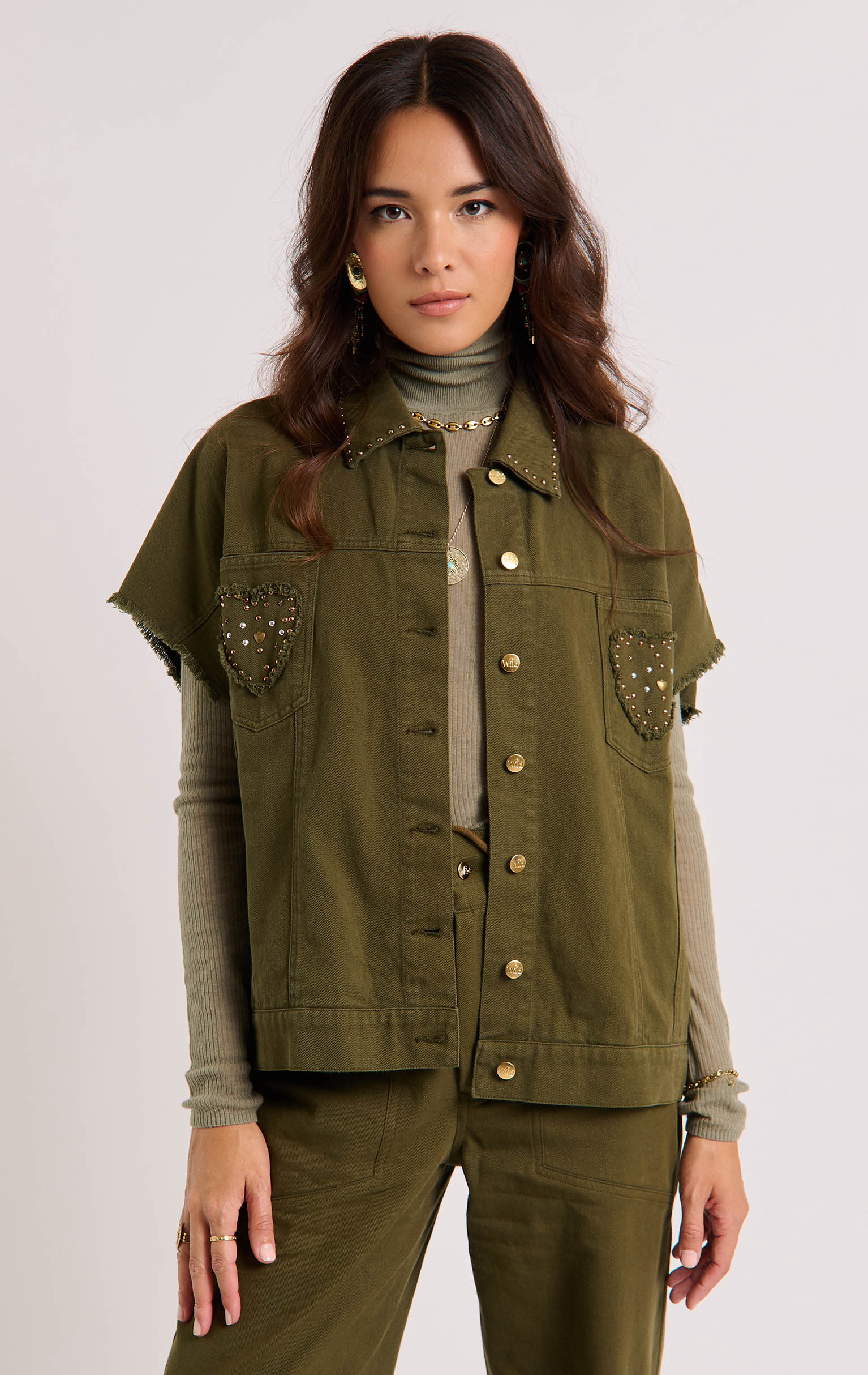 Veste Rowen Kaki