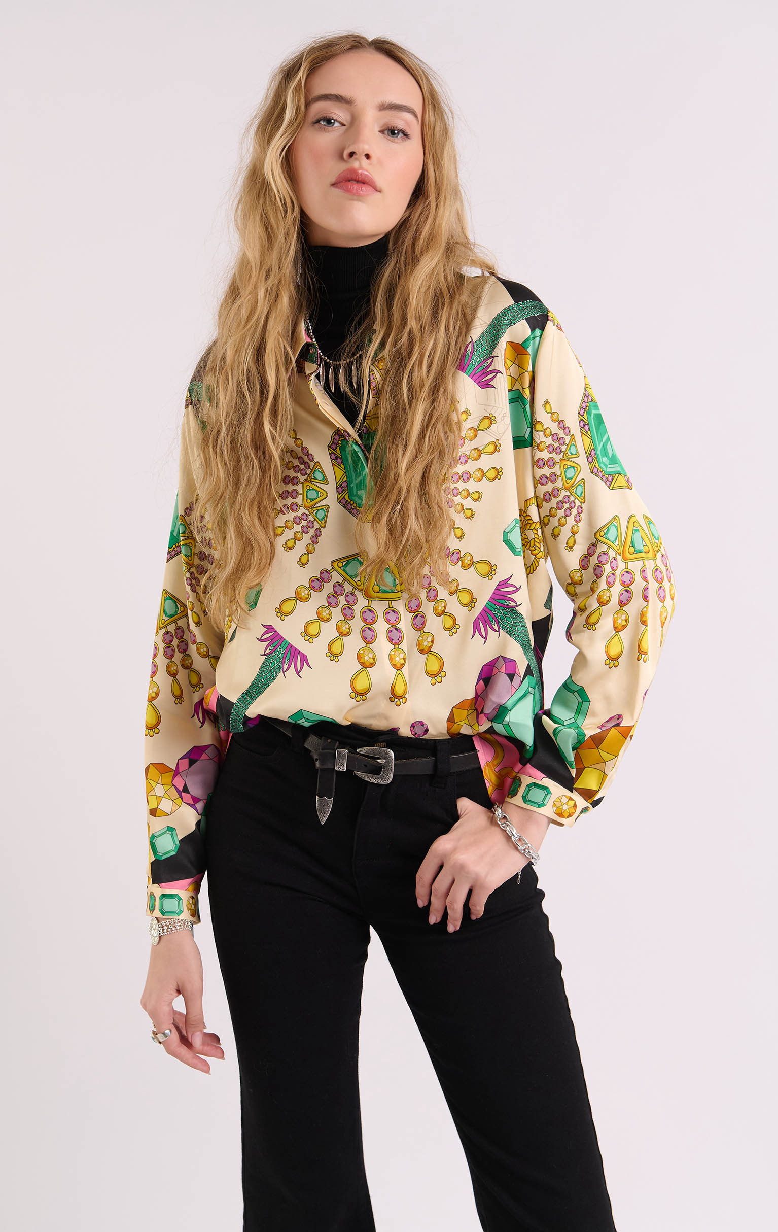 Chemise Bonaventure Diamonds Verte