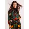 Chemise Bonaventure Machu Pichu Noire