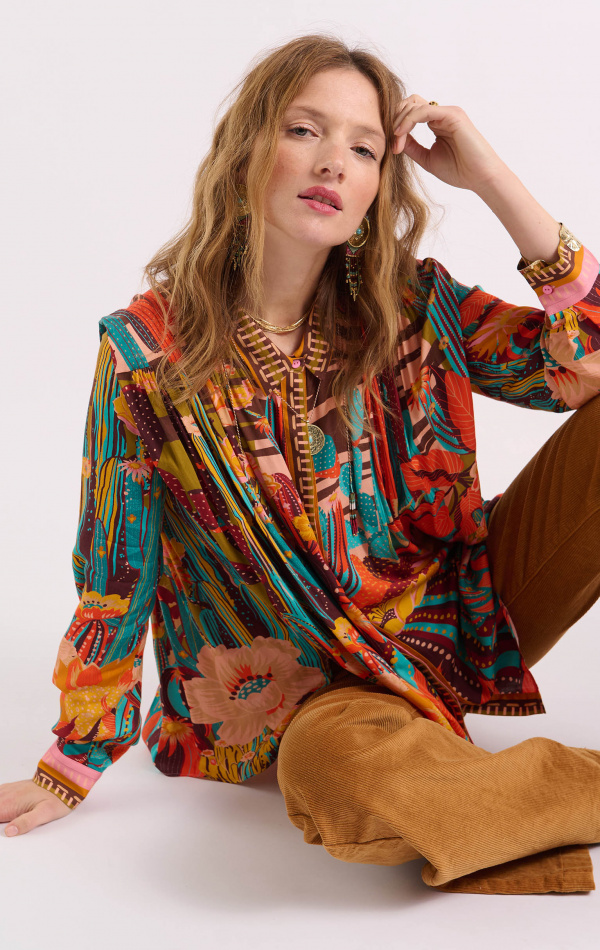 Chemise Meiline Cactus Orange