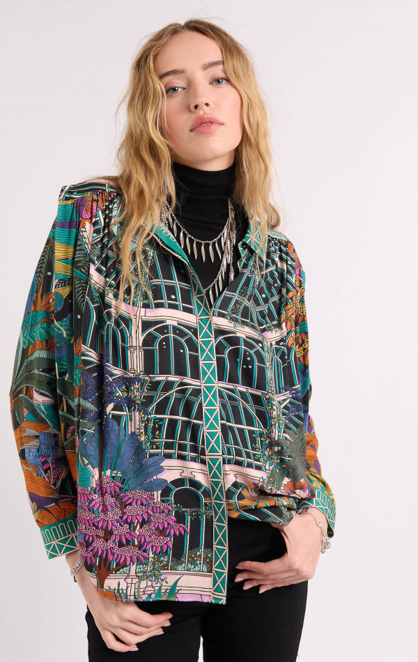 Chemise Meiline Jardin Noire
