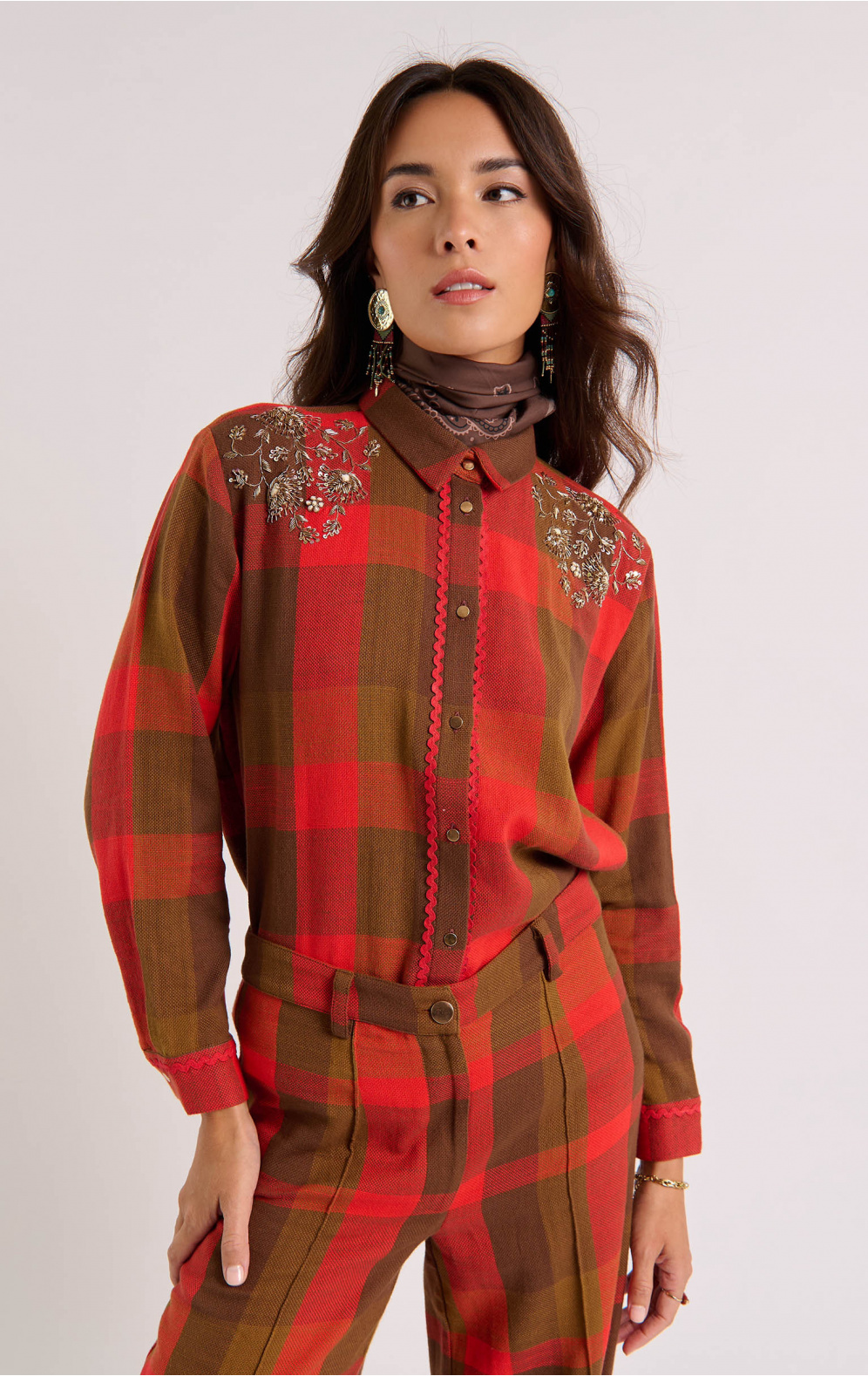 Chemise Gael Rouge