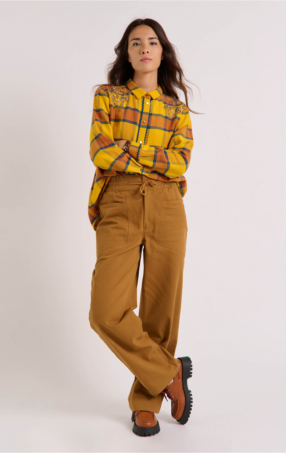 Pantalon Randy Camel
