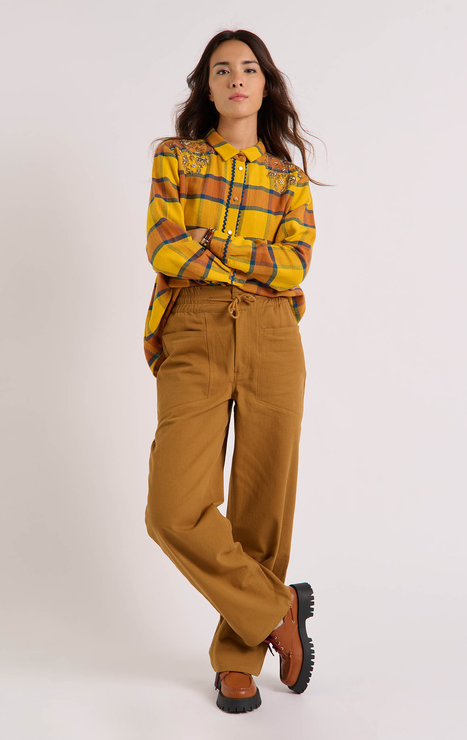 Pantalon Randy Camel