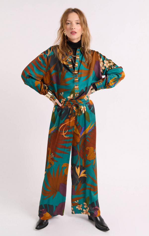 Pantalon Finley Bleu