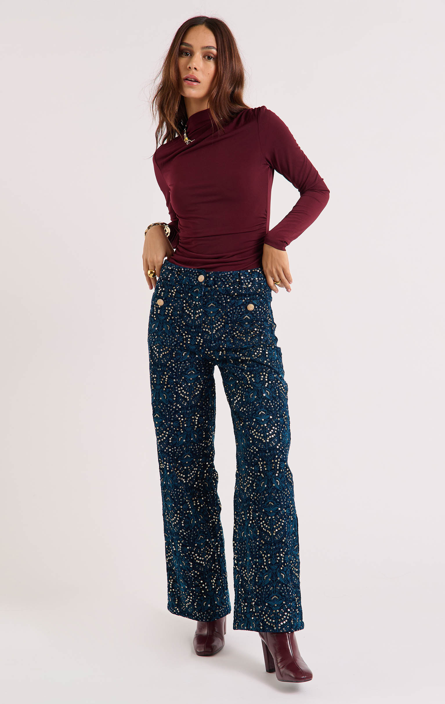 Pantalon Elwen Bleu
